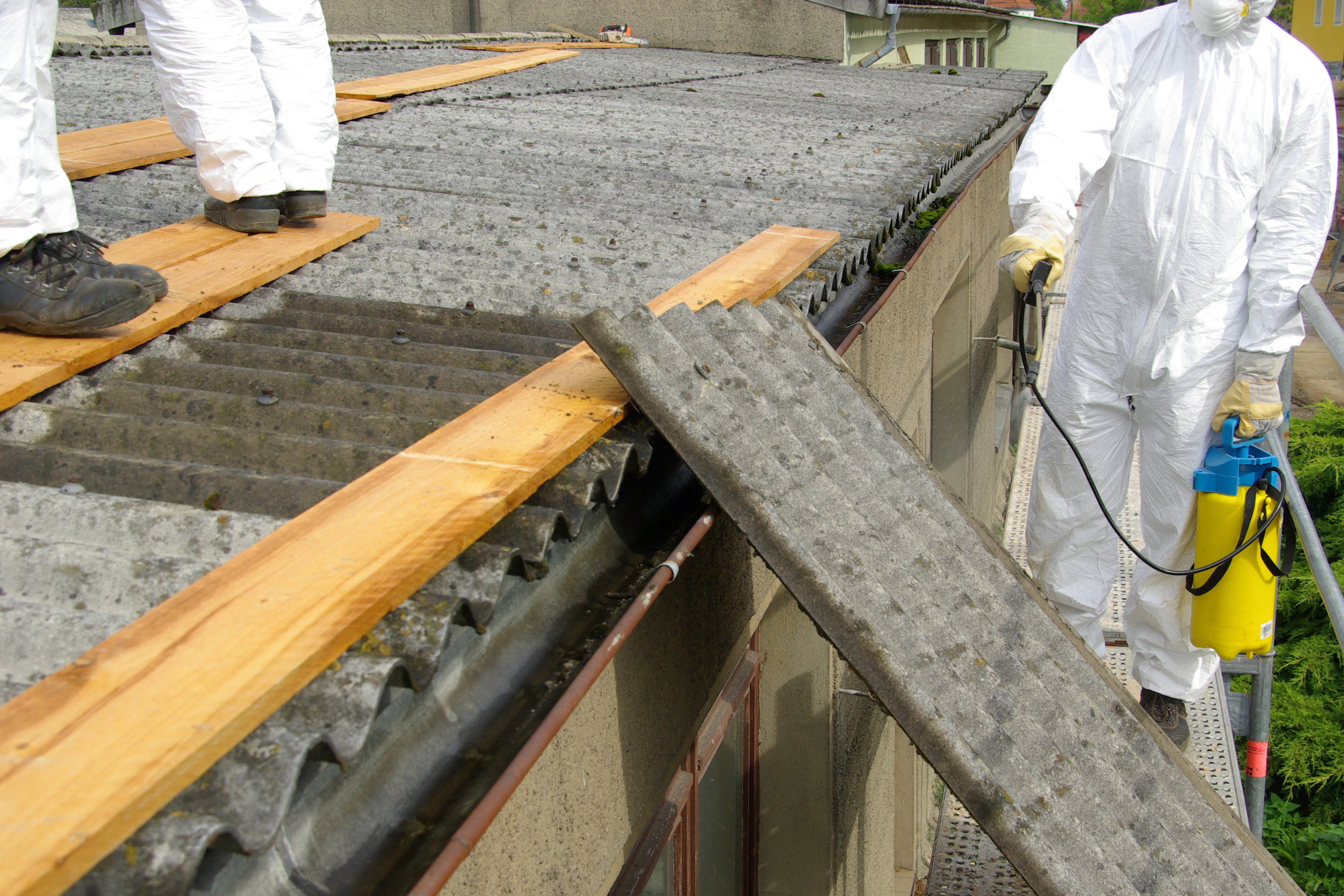 asbestos roofing tiles